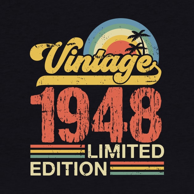 Retro vintage 1948 limited edition by Crafty Pirate 